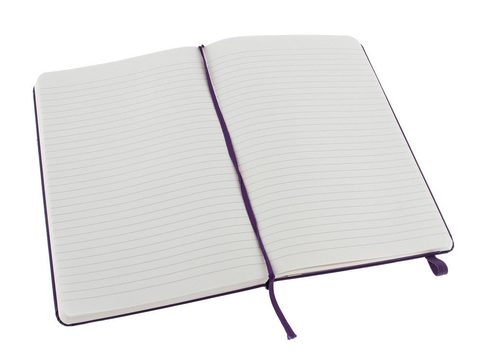Записная книжка Moleskine Classic (в линейку) в твердой обложке, Large (13х21см), фиолетовый - фото 3 - id-p87177686