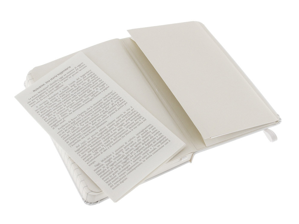 Записная книжка Moleskine Classic (в линейку) в твердой обложке, Pocket (9x14см), белый - фото 4 - id-p87177687