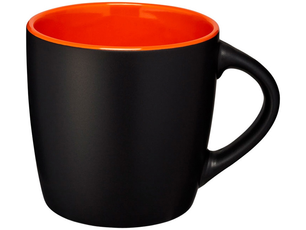 Керамическая чашка Riviera, черный/оранжевый - фото 1 - id-p87179573