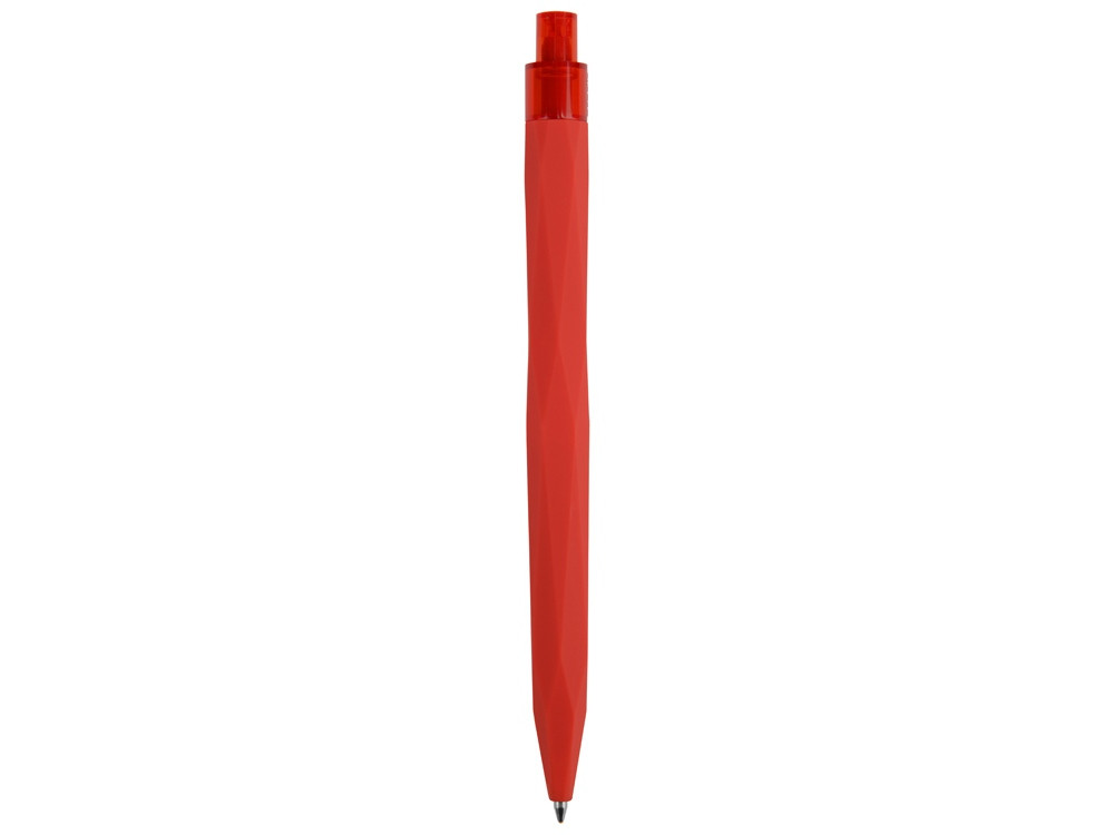 Ручка шариковая QS 20 PRT софт-тач, красный - фото 4 - id-p87178634
