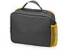 Изотермическая сумка-холодильник Breeze для ланч-бокса, серый/желтый, фото 3