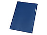 Папка- уголок, для формата А4, плотность 180 мкм, синий матовый, фото 2
