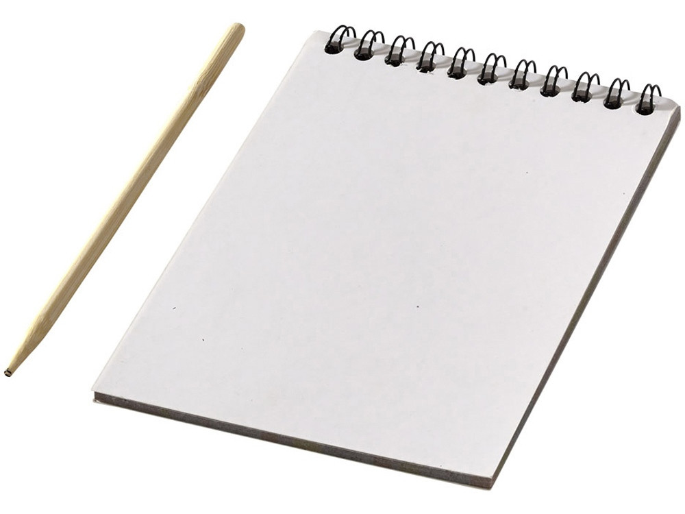 Цветной набор Scratch: блокнот, деревянная ручка - фото 1 - id-p87179618