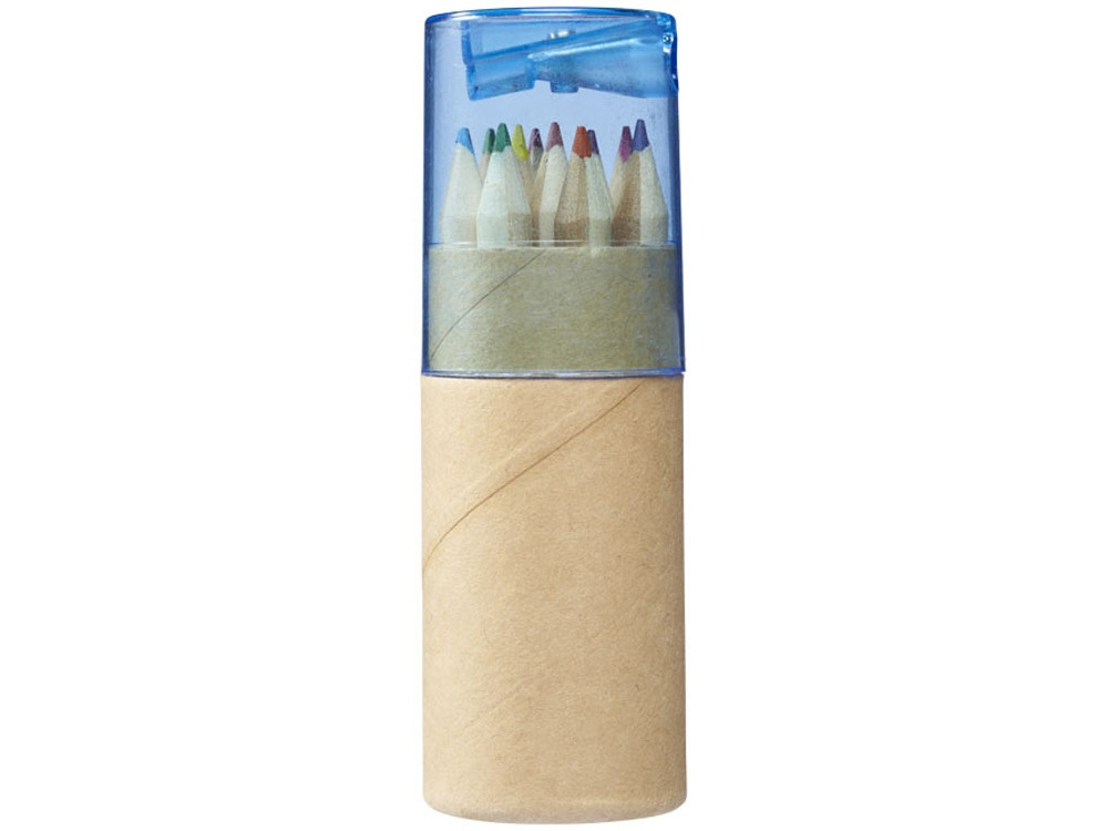 Набор карандашей 12 единиц, натуральный/голубой - фото 4 - id-p87179626