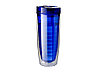 Термостакан Sippe, синий прозрачный, фото 2