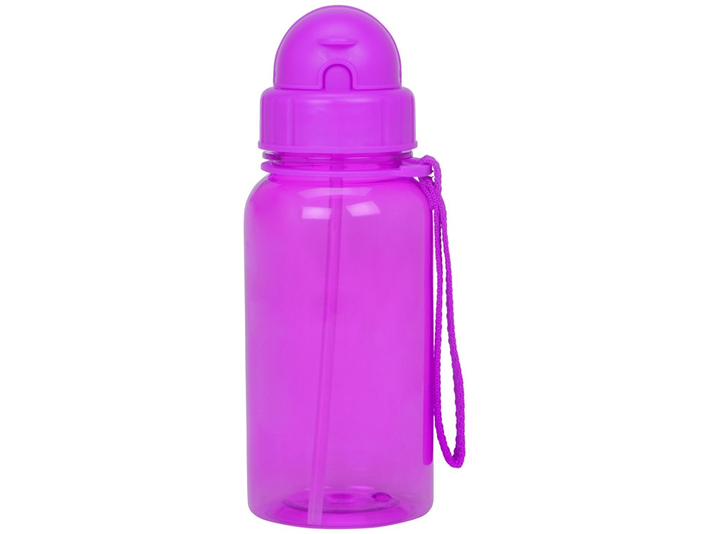 Бутылка для воды со складной соломинкой Kidz 500 мл, фиолетовый - фото 4 - id-p87182563
