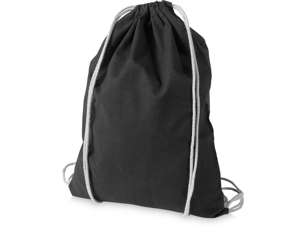 Рюкзак хлопковый Oregon, черный - фото 1 - id-p87177815