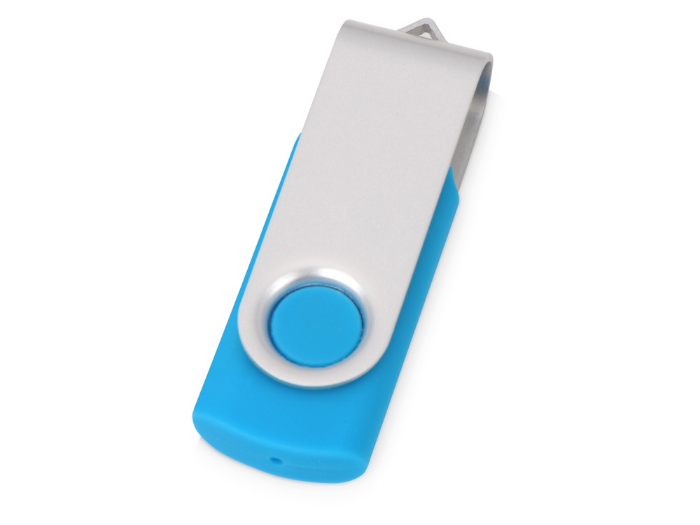 Флеш-карта USB 2.0 8 Gb Квебек, голубой - фото 1 - id-p87175139