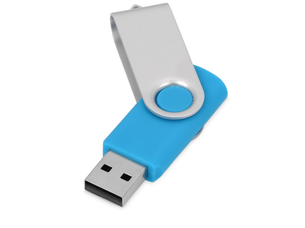 Флеш-карта USB 2.0 8 Gb Квебек, голубой - фото 2 - id-p87175139