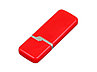 Флешка промо прямоугольной формы c оригинальным колпачком, 16 Гб, красный, фото 3