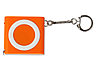 Брелок-рулетка с фонариком, 1 м., оранжевый/белый, фото 4