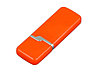 Флешка промо прямоугольной формы c оригинальным колпачком, 64 Гб, оранжевый, фото 3
