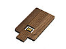 Флешка в виде деревянной карточки с выдвижным механизмом, 64 Гб, коричневый, фото 3