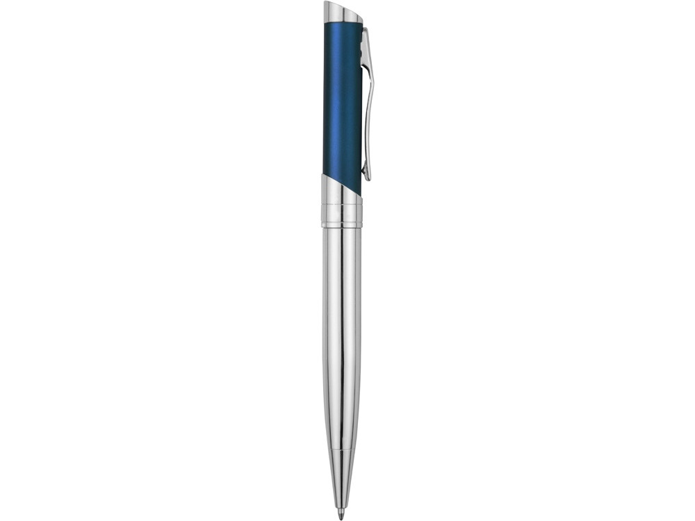 Ручка шариковая Глазго серебристая/синяя - фото 3 - id-p87175283