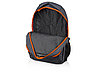 Рюкзак Metropolitan, серый с оранжевой молнией, фото 3