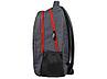 Рюкзак Metropolitan, серый с красной молнией и красной подкладкой, фото 6
