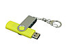 Флешка с  поворотным механизмом, c дополнительным разъемом Micro USB, 32 Гб, желтый, фото 3