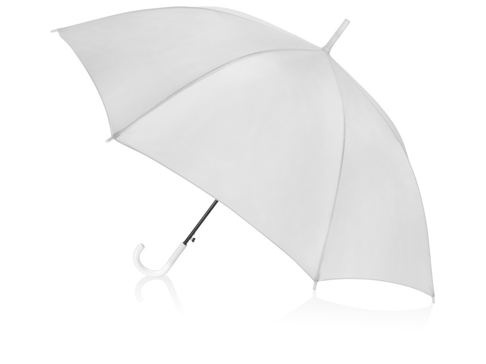 Зонт-трость полуавтоматический с пластиковой ручкой - фото 2 - id-p87176281
