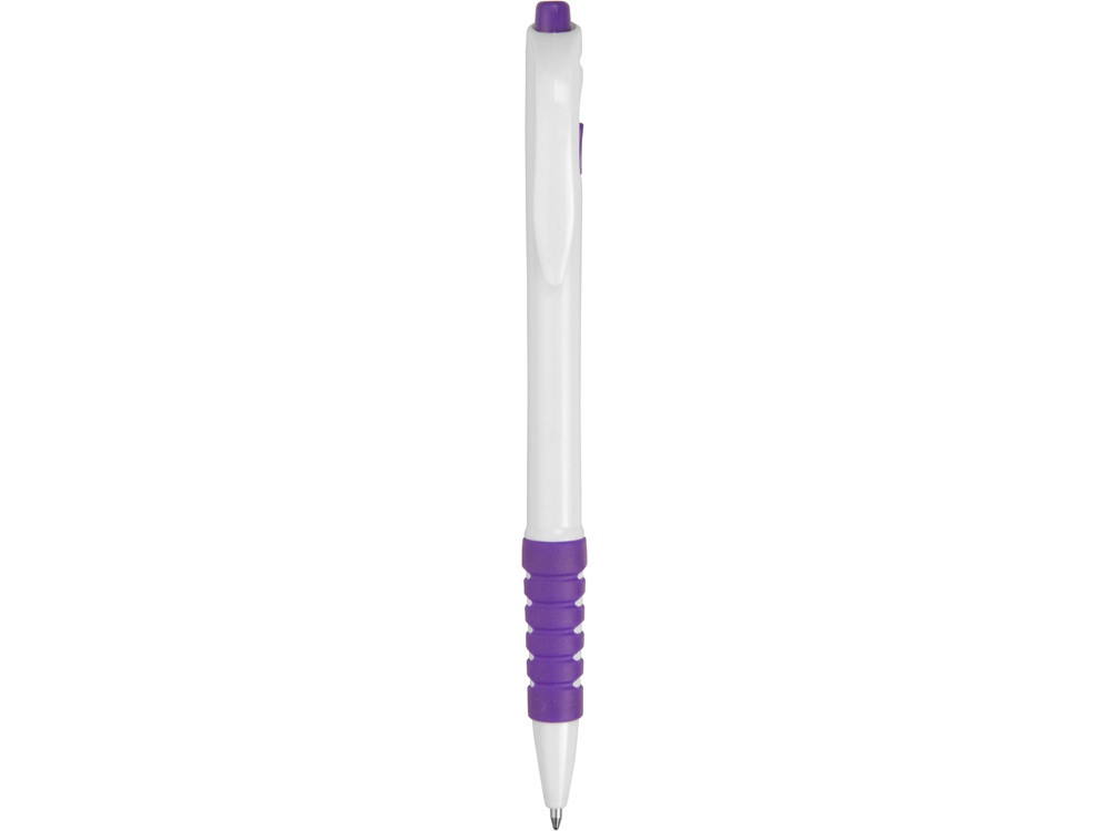 Ручка шариковая Фиджи, белый/фиолетовый - фото 2 - id-p87176290