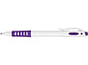 Ручка шариковая Фиджи, белый/фиолетовый, фото 4