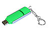 Флешка промо прямоугольной формы, выдвижной механизм, 16 Гб, зеленый, фото 2