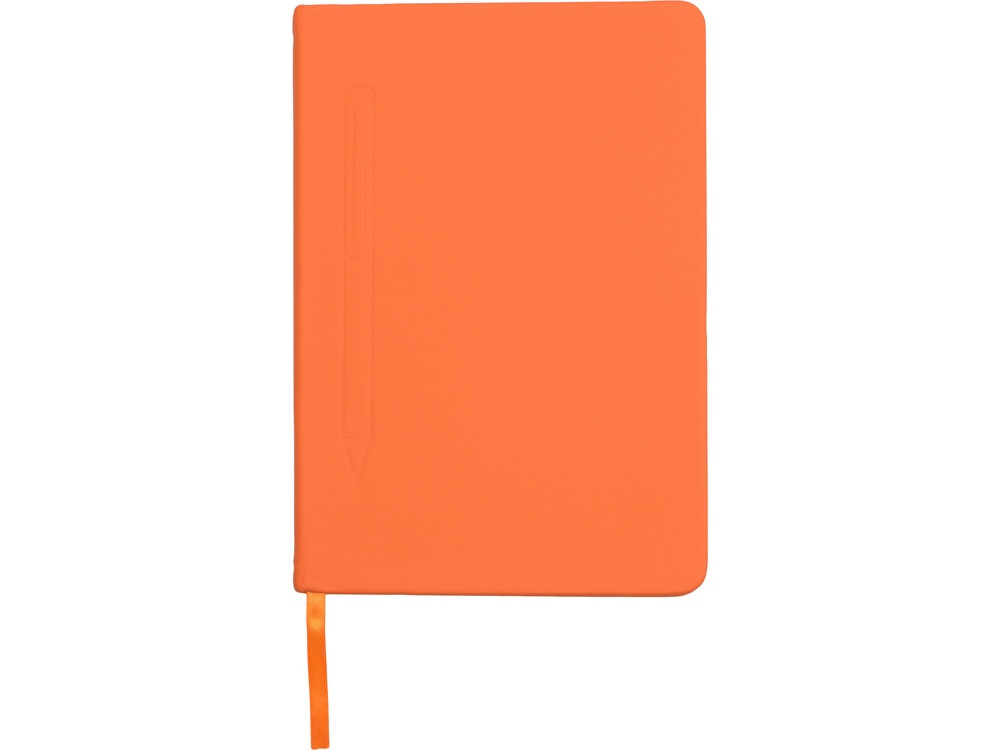 Блокнот А5 Magnet 14,3*21 с магнитным держателем для ручки, оранжевый - фото 4 - id-p87183915