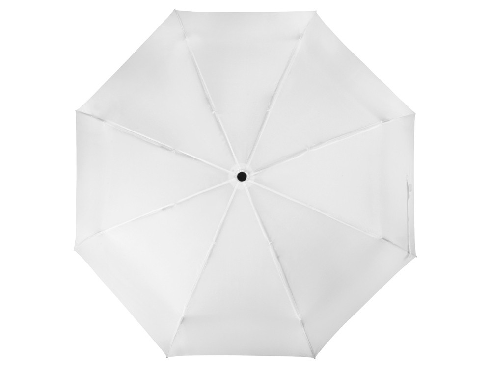 Зонт складной Columbus, механический, 3 сложения, с чехлом, белый - фото 5 - id-p87182066
