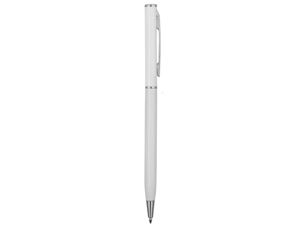 Ручка металлическая шариковая Атриум, белый - фото 3 - id-p87178252