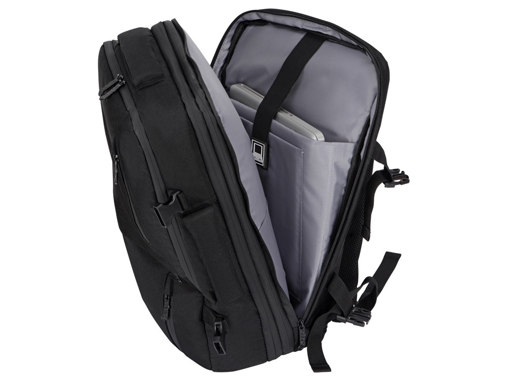 Водостойкий рюкзак-трансформер Convert для ноутбука 15, черный - фото 5 - id-p87184006