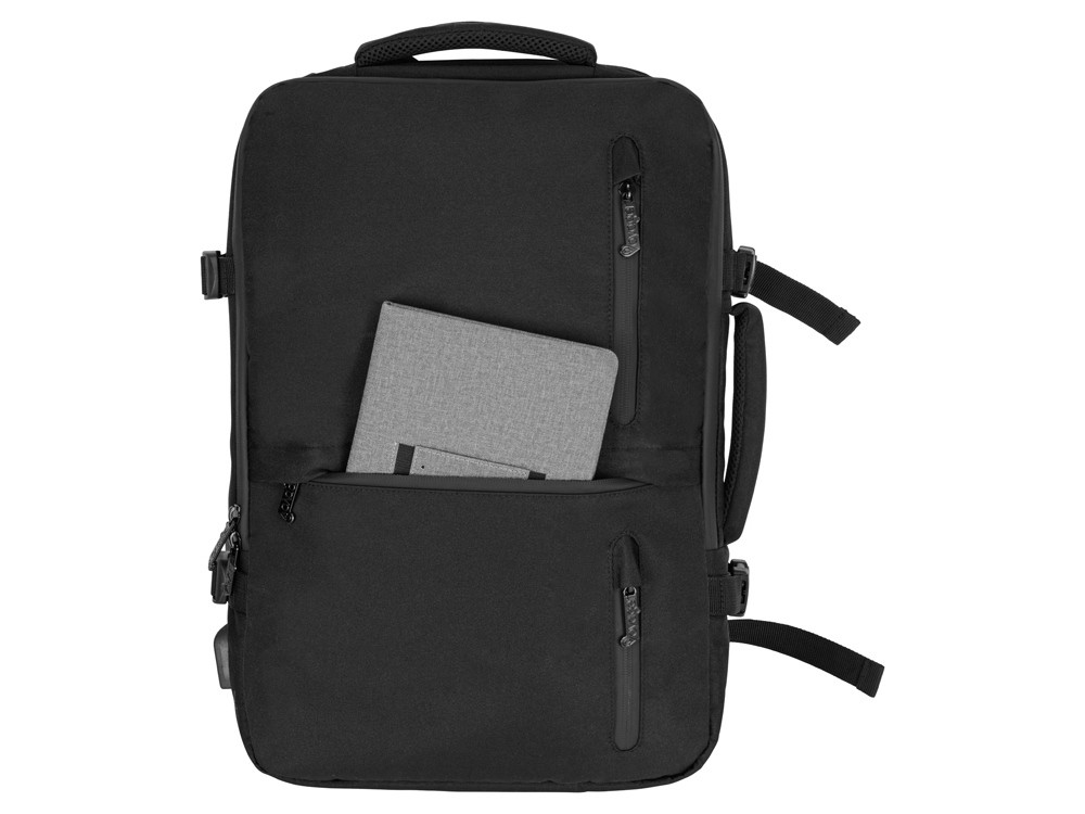 Водостойкий рюкзак-трансформер Convert для ноутбука 15, черный - фото 6 - id-p87184006