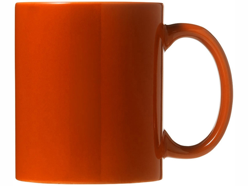 Кружка керамическая Santos, оранжевый - фото 3 - id-p87177353