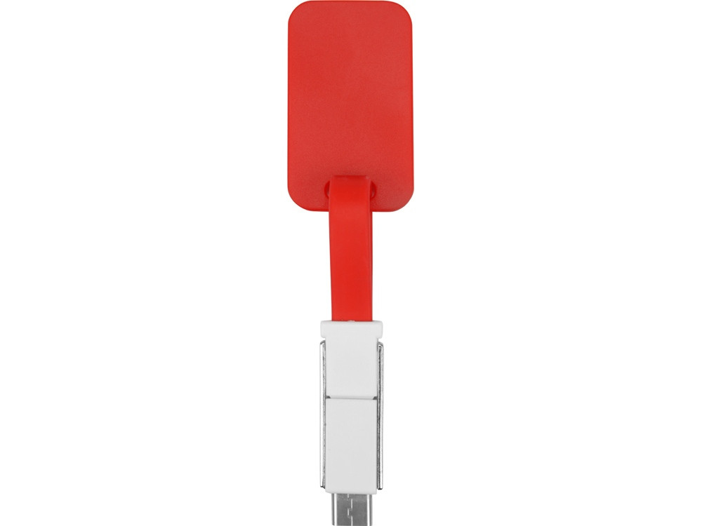 Зарядный кабель 3-в-1 Charge-it, красный - фото 5 - id-p87184105