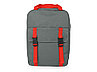 Рюкзак Lock, серый/красный, фото 4