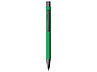 Ручка металлическая soft touch шариковая Tender, зеленый/серый, фото 2