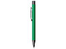 Ручка металлическая soft touch шариковая Tender, зеленый/серый, фото 3