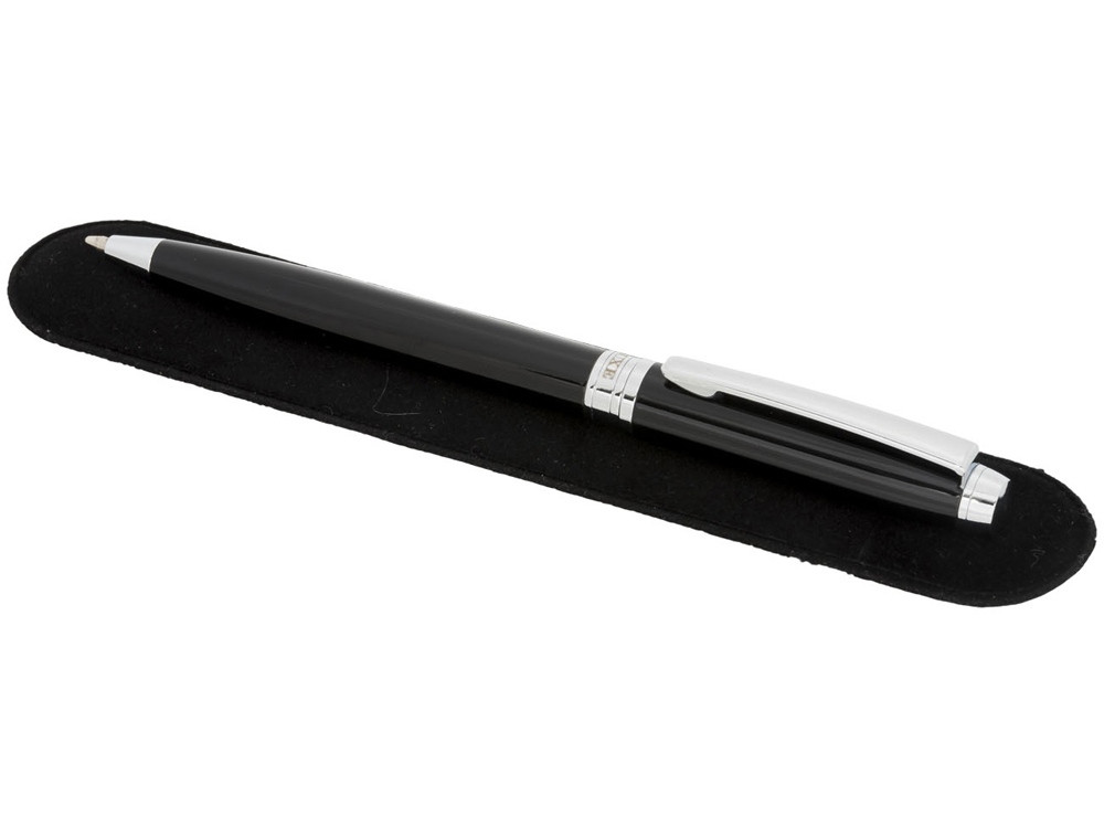 Ручка металлическая шариковая Aphelion, черный/серебристый - фото 4 - id-p87181380