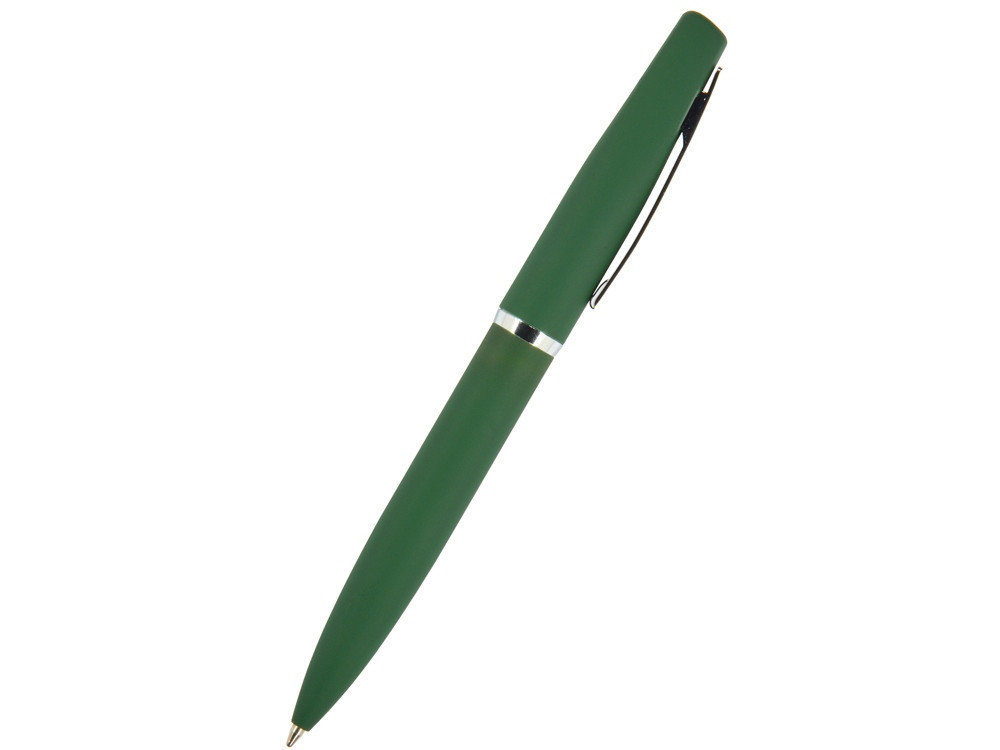 Ручка Portofino шариковая автоматическая, зеленый металлический корпус, 1.0 мм, синяя - фото 1 - id-p87184309