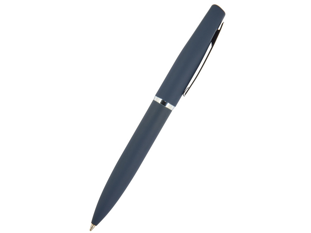 Ручка Portofino шариковая автоматическая, синий металлический корпус, 1.0 мм, синяя - фото 1 - id-p87184310