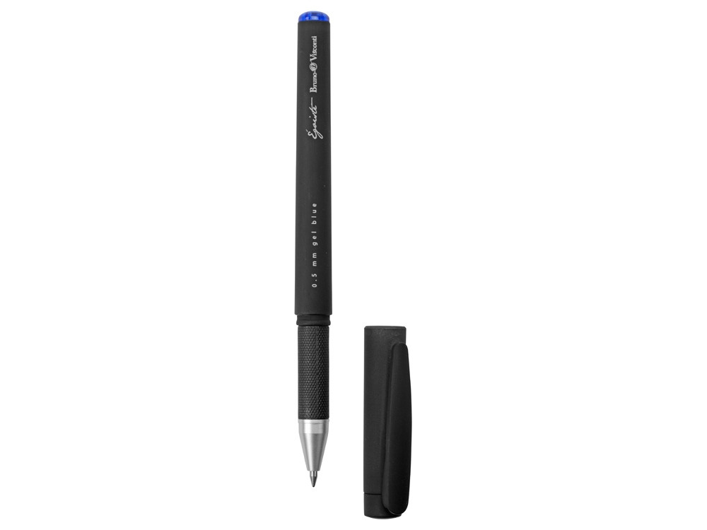 Ручка Egoiste.BLACK гелевая в черном корпусе, 0.5мм, синяя - фото 4 - id-p87184315