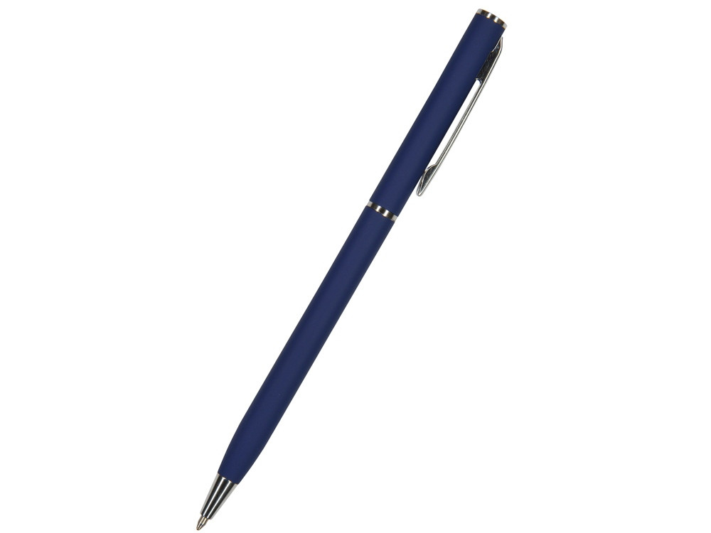 Ручка Palermo шариковая автоматическая, темно-синий металлический корпус, 0,7 мм, синяя - фото 1 - id-p87184322