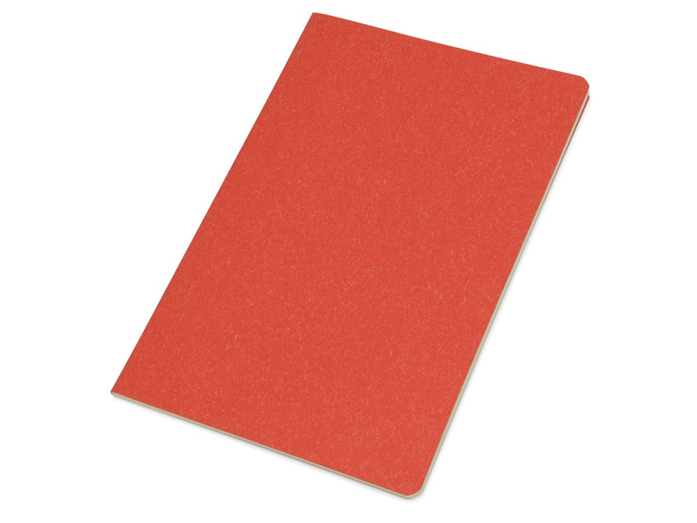 Блокнот А5 Snow из переработанного картона, красный - фото 1 - id-p87184368
