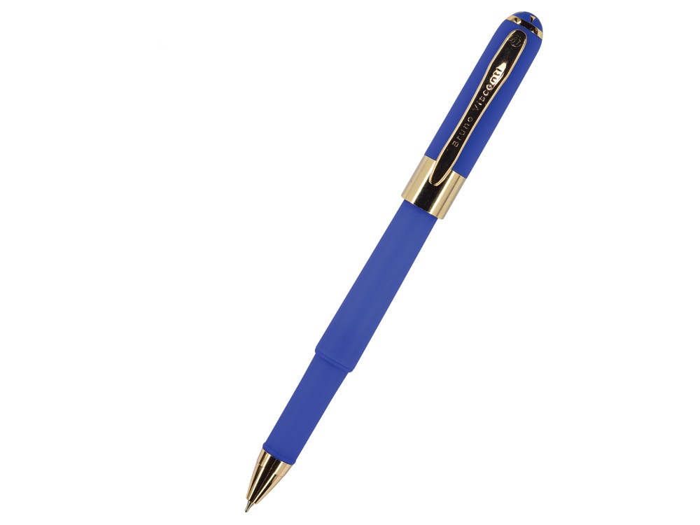 Ручка пластиковая шариковая Monaco, 0,5мм, синие чернила, синий - фото 1 - id-p87184475