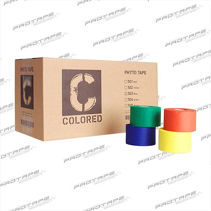 Цветной тейп 505 Phyto Tape Eape 3.8см х 13.7м, 32 рул, фото 2