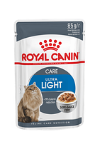 Royal Canin Ultra Light в соусе, влажный корм для кошек склонных к полноте