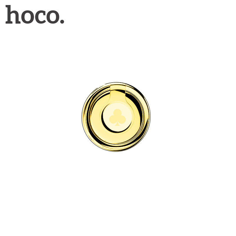Кольцо держатель для телефона Hoco Ph11 Poker Wreath Holder Gold