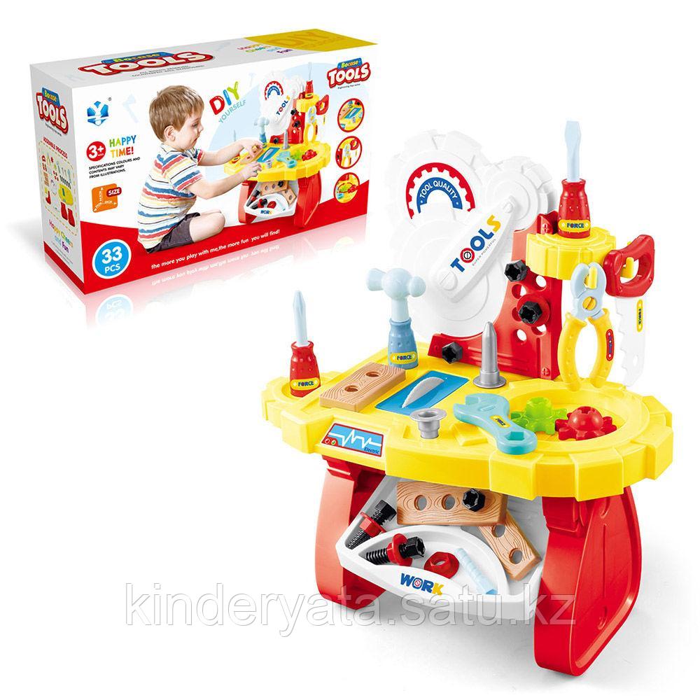 Pituso: Игровой набор СТОЛЯР МИНИ, красный, 33 эл-та