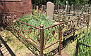 Металлические ограды на кладбище, фото 5