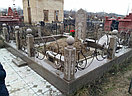 Металлические ограды на кладбище, фото 9