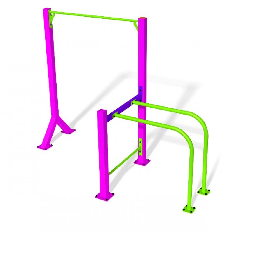 Турник с брусьями US-6043