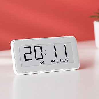 Xiaomi Mijia Temperature And Humidity Electronic Watch, E-ink часы с датчиком температуры и влажности
